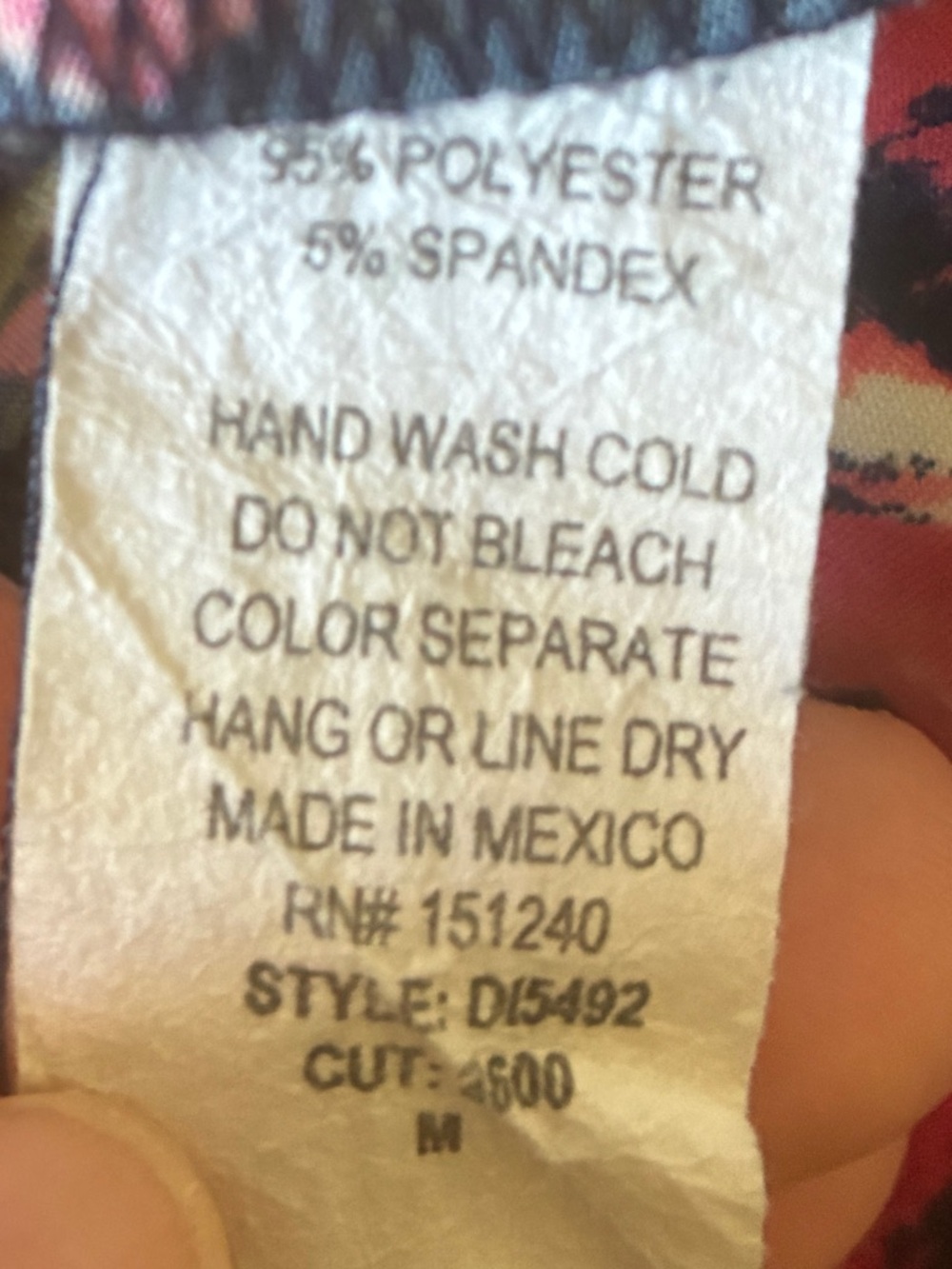 Floral Sleeveless Navy Fit & Flare Dress Size M - Picture 7 of 8